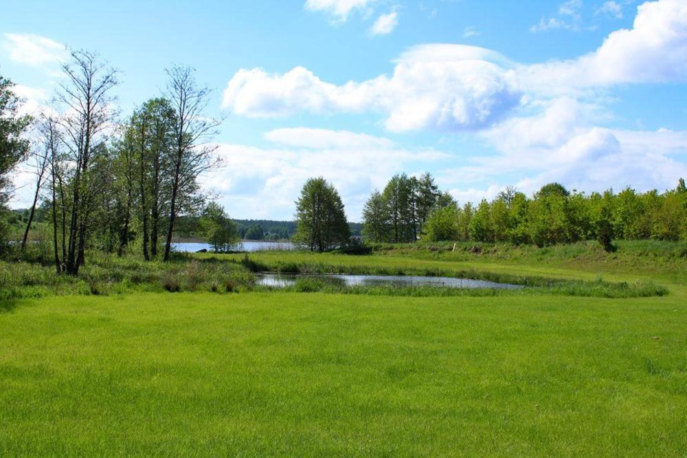Między Olchami domek nad jeziorem. Noclegi całoroczne. Cisza, spokój. Barczewo Exterior foto