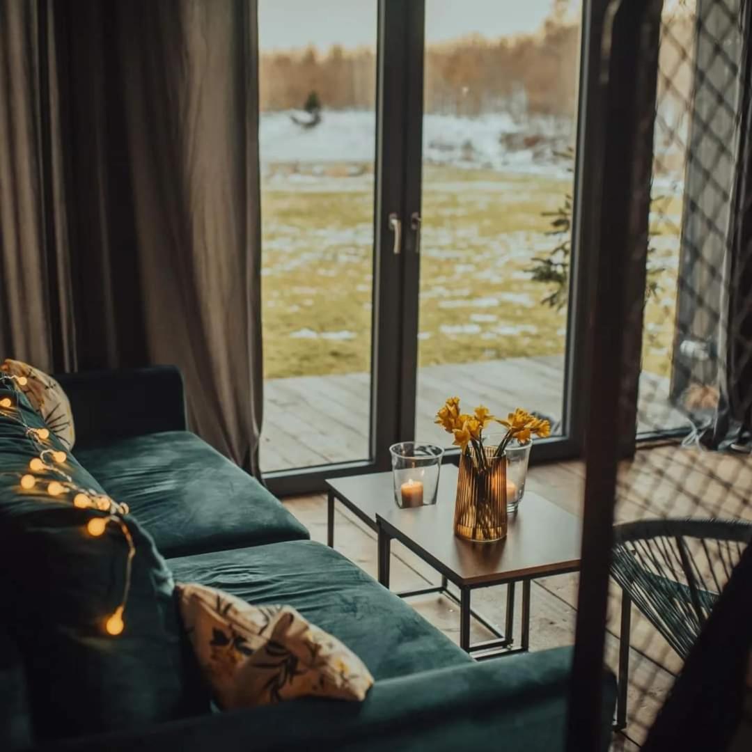 Między Olchami domek nad jeziorem. Noclegi całoroczne. Cisza, spokój. Barczewo Exterior foto